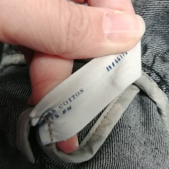 Leifsdottir Anthro Ruffled Denim Pencil Skirt - Picture 9 of 9